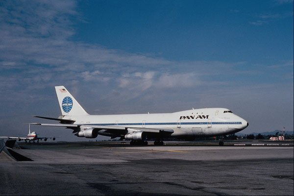 576096 Pan Am B747 21, Los Angeles, U.S.A. A4 Photo Print