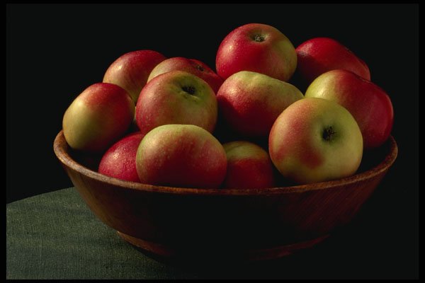 577046 Bowl Of Apples A4 Photo Print