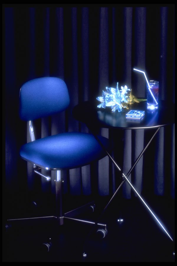 577048 Chair And Tabletop Arrangement A4 Photo Print