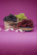577073 Grapes In A Basket A4 Photo Print