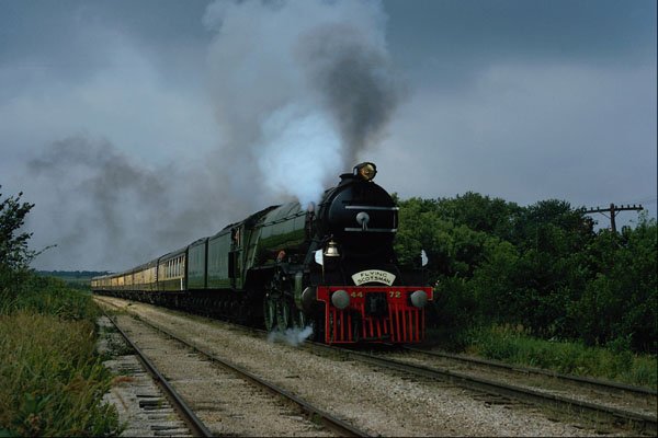 578002 British Flying Scotsman On Tour Near Parsons, KS A4 Photo Print