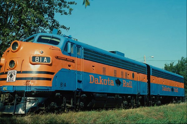 578005 Dakota Rail, EMD F 7 A+b Units, Sisseton, SD A4 Photo Print