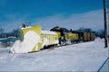 578024 Chicago And North Western GP Unit With Wedge Snow Plow A4 Photo Print