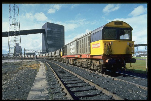 578034 Railfreight Coal Train At U.K. Power Station, U.K. A4 Photo Print