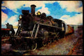 578040 Antique Train A4 Limited Edition Watercolour Print