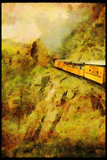 578044 Durango Silverton Narrow Gauge Railroad, Colorado A4 Limited Edition Watercolour Print
