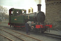 578049 A Driver Oils Kissak , Port Erin Station A4 Photo Print