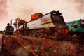 578053 West Somerset Railway Museum, Isle Of Man A4 Limited Edition Watercolour Print