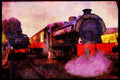 578057 Kent & East Sussex Railway, Tenterden, Kent A4 Limited Edition Watercolour Print