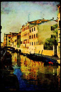 579000 Canal Scene, Venice, Italy A4 Limited Edition Watercolour Print