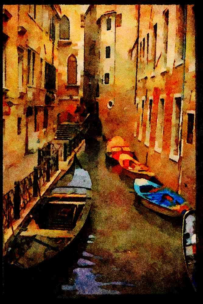 579004 Venice, Italy A4 Limited Edition Watercolour Print