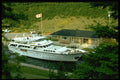 579007 Luxury Cruiser In Locks At St. Peter's Canal, Canada A4 Photo Print