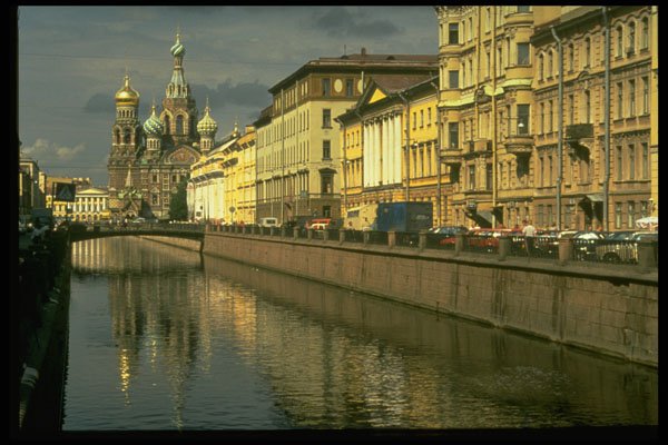 579008 Canal View, St. Petersburg, Russia A4 Photo Print