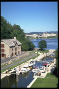 579014 Rideau's Watery Steps, Ottawa, Canada A4 Photo Print