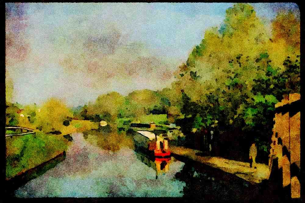 579025 Anderton, Cheshire, England A4 Limited Edition Watercolour Print