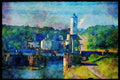 579029 The Famous Flight Locks, Welland Canal A4 Limited Edition Watercolour Print