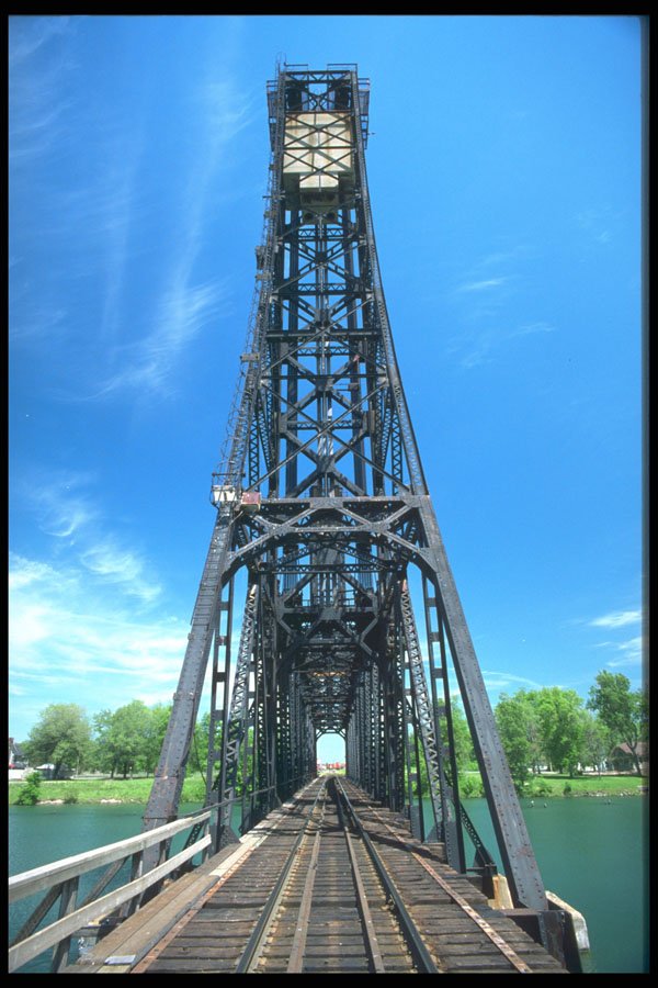 579031 Railway Lift Bridge, Welland Canal A4 Photo Print