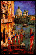 579038 The Grand Canal, Venice, Italy A4 Limited Edition Watercolour Print