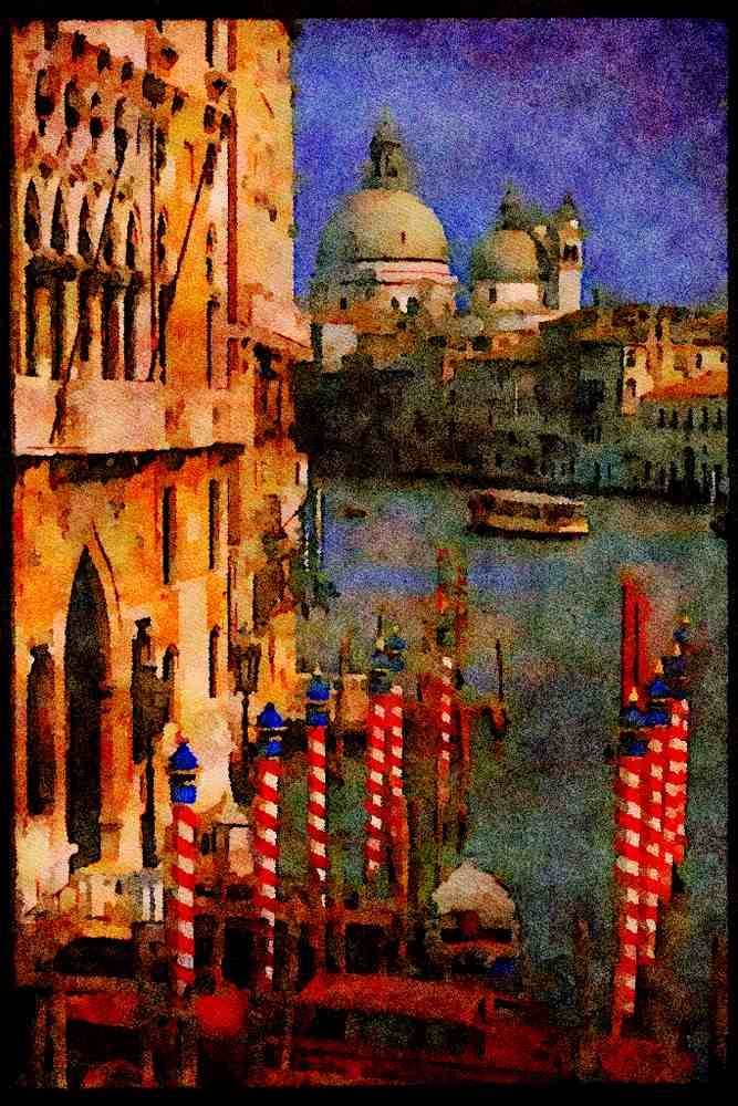 579038 The Grand Canal, Venice, Italy A4 Limited Edition Watercolour Print