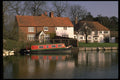 579046 Buckingham Houses And Boat On River Thames, England A4 Photo Print