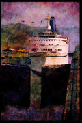 579048 Lock Gates Open A4 Limited Edition Watercolour Print
