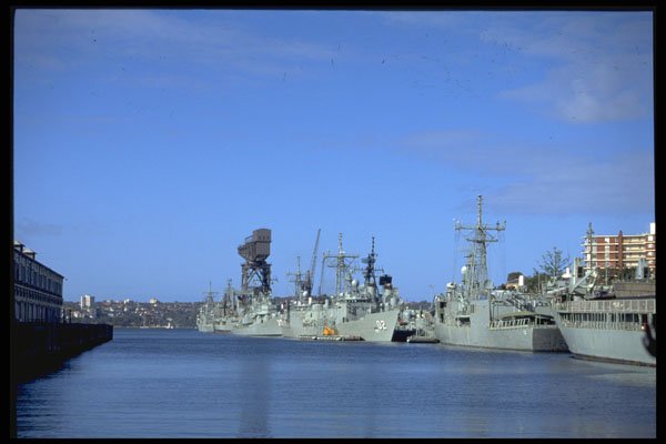 579056 Naval Dockyard, Sydney, Australia A4 Photo Print