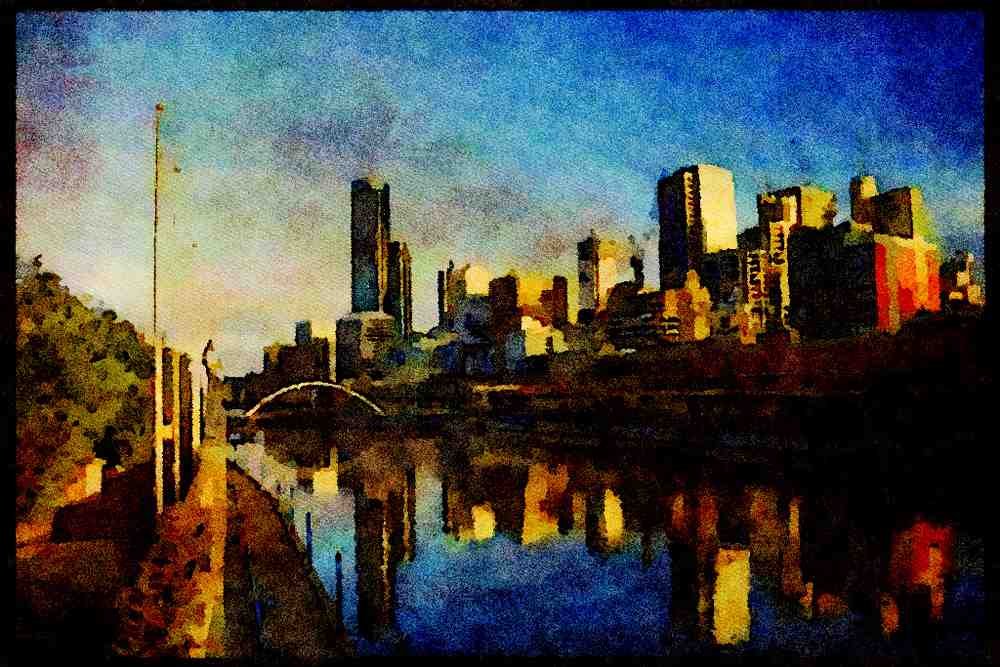 579059 Melbourne, Australia A4 Limited Edition Watercolour Print