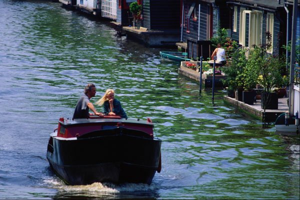 579070 Canal Ride, Amsterdam, Netherlands A4 Photo Print