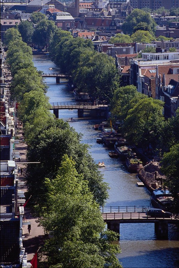 579071 The Prinsen Canal, Amsterdam, Netherlands A4 Photo Print