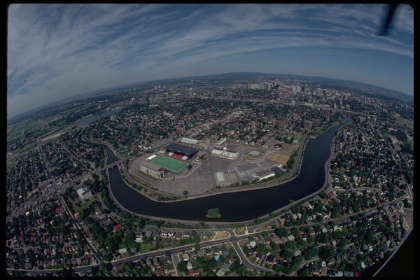 579083 Ottawa And Rideau Canal, Ontario, Canada A4 Photo Print