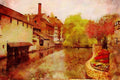 579089 River Eure, Chartres, France A4 Limited Edition Watercolour Print