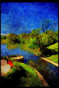 579091 Frogner Park, Oslo, Norway A4 Limited Edition Watercolour Print