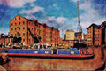579097 Gloucester Docks, Gloucestershire, England A4 Limited Edition Watercolour Print