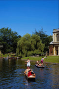 579098 Punting On River Cam, Cambridge, England A4 Photo Print