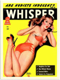 58 whisper glamour magazine cover 2 Vintage Advert A4 Photo Print