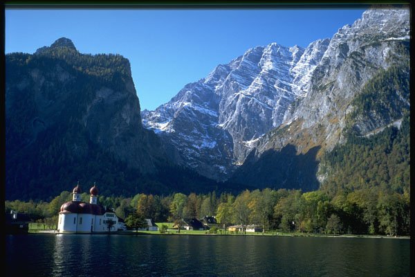 580000 Konigsee Lake A4 Photo Print
