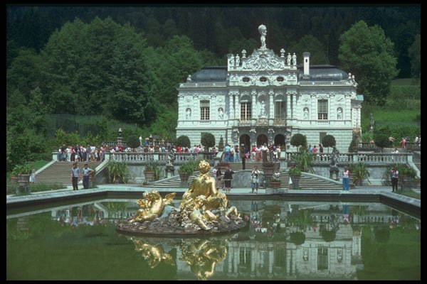 580007 Linderhof Palace Near Oberammergau, Bavaria A4 Photo Print