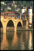 580013 Old Bridge, Heidelberg A4 Photo Print