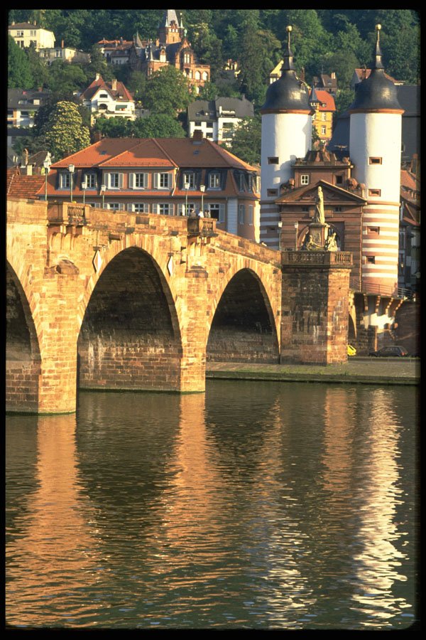 580013 Old Bridge, Heidelberg A4 Photo Print