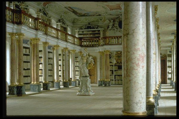 580020 Ancient Library Of Bad Schussenried A4 Photo Print