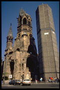 580028 King Wilhelm's Church, Berlin A4 Photo Print