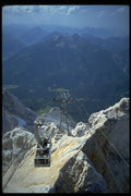 580051 Eibsee Cable Car Climbing To Peak Of Zugspitze A4 Photo Print