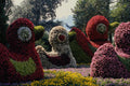 580052 Flower Sculpture, Insel Mainau, Bavaria A4 Photo Print