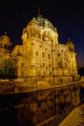 580065 The Berlin Dome At Night A4 Photo Print