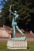 580066 Statue Of An Archer, Potsdam A4 Photo Print