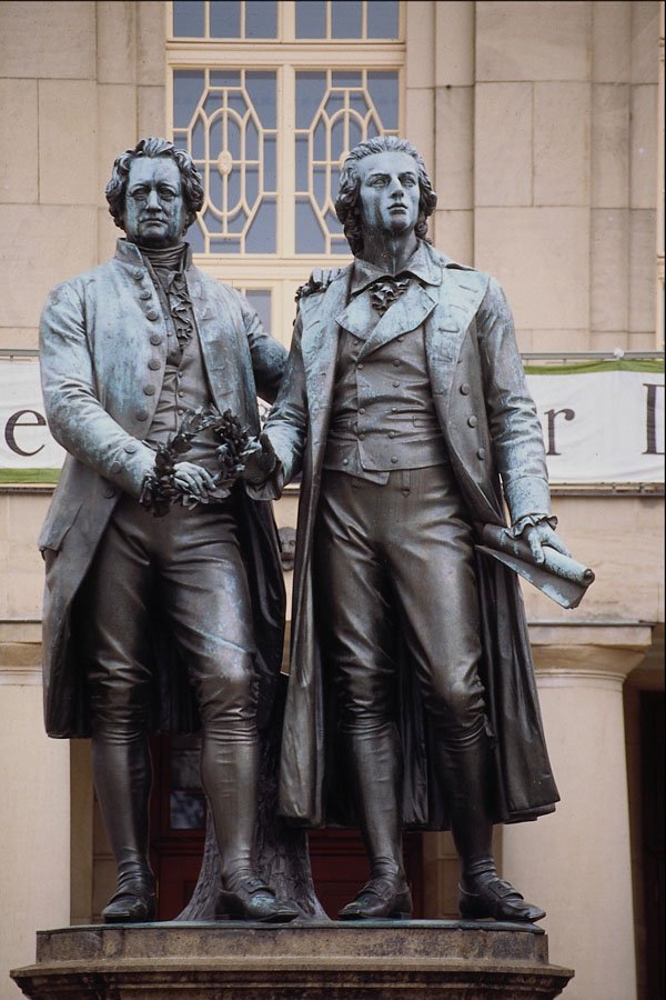 580074 Goethe And Schiller Memorial, Weimar A4 Photo Print