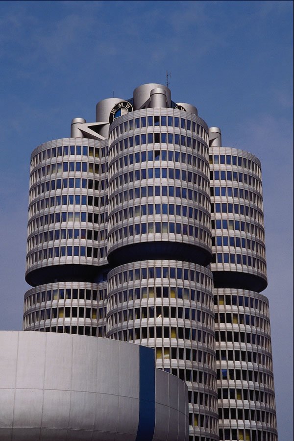 580076 BMW World Headquarters, Munich A4 Photo Print