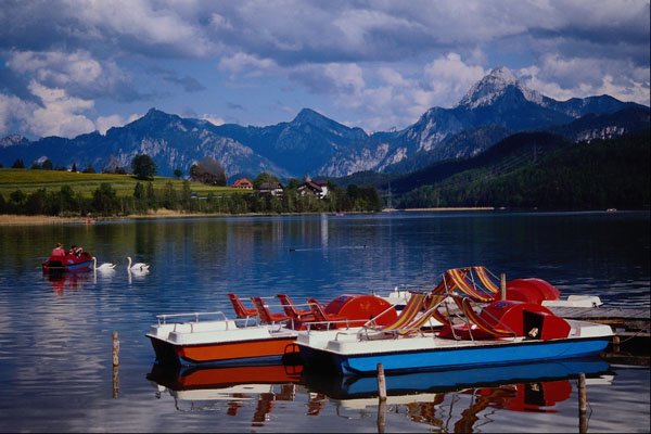 580078 Lake, Bavaria A4 Photo Print