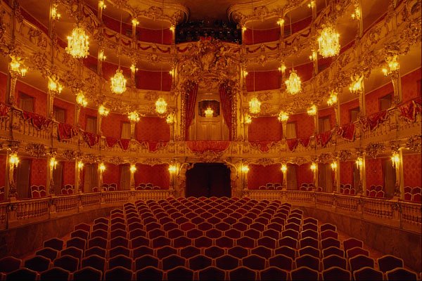 580088 Cuvilles Theater, Bavaria A4 Photo Print