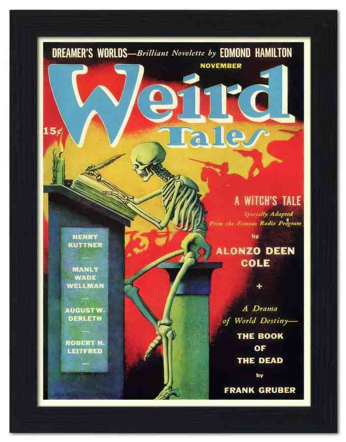 581 weird tales november 1941 2 Vintage Advert A4 Photo Print